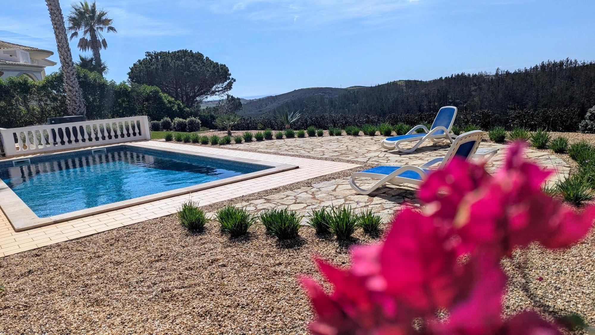 Stunning Villa With Pool & View Near Beach Budens Eksteriør bilde